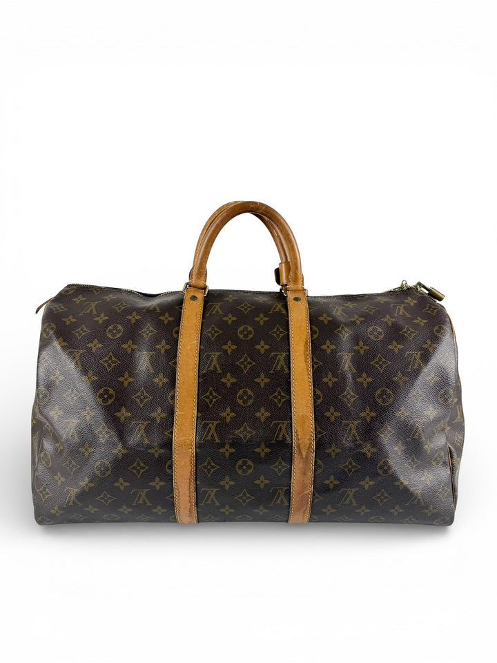 Vintage 1994 Louis Vuitton Keepall 50 Duffle Handbag