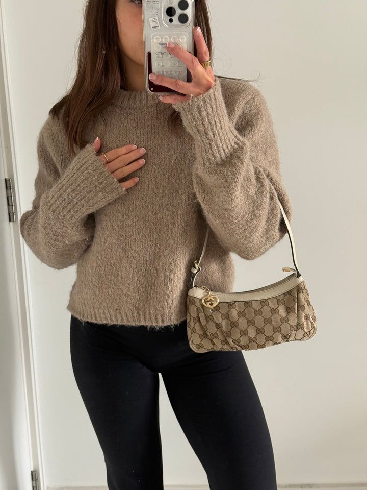 Vintage 90s Gucci GG Monogram Mini Shoulder Bag