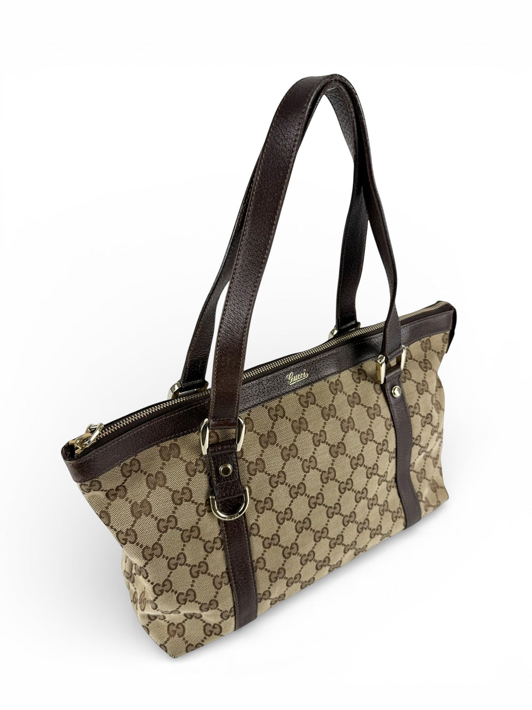 Vintage 90s Gucci Monogram Abbey Handbag