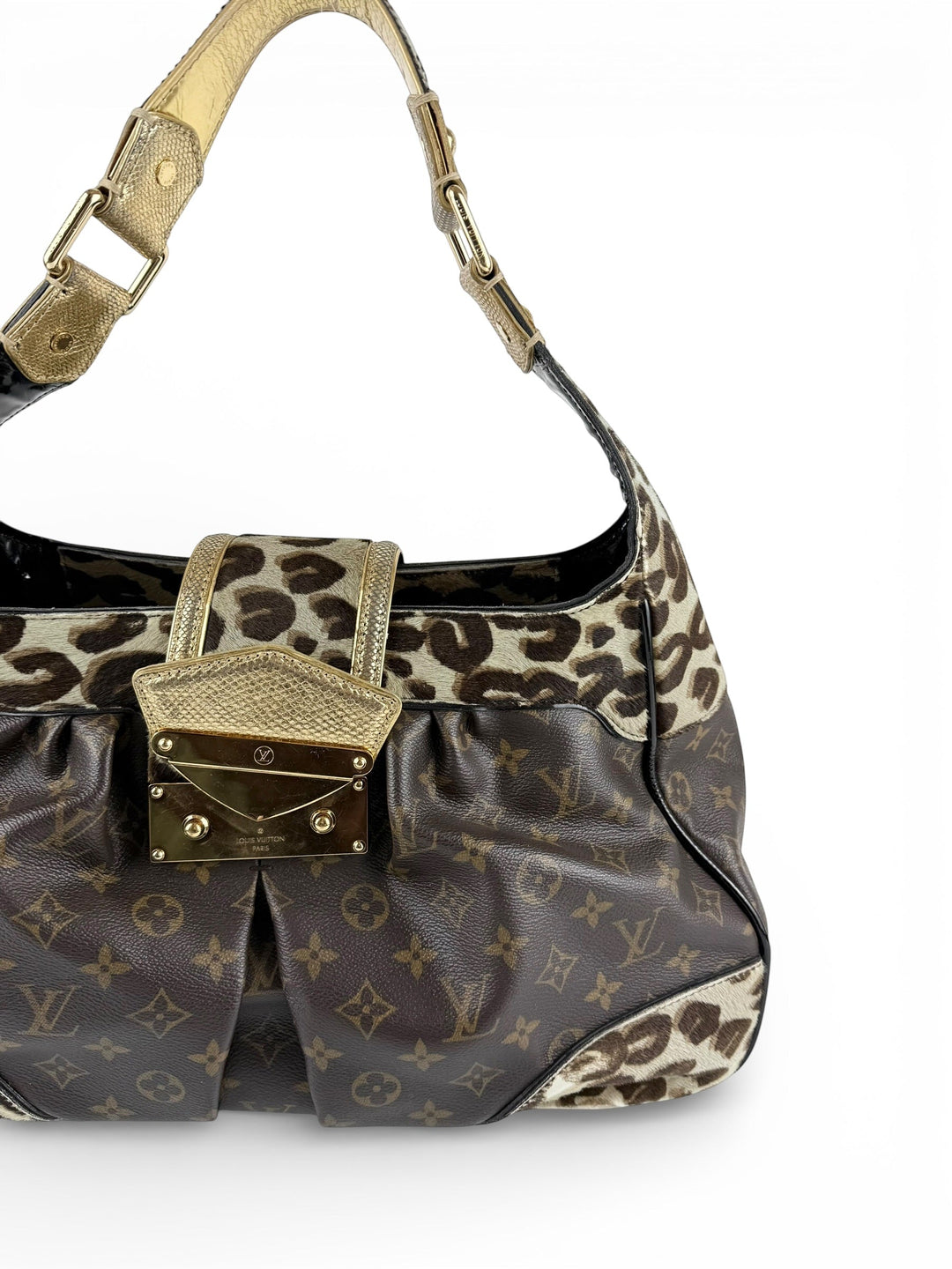 Vintage 2006 Louis Vuitton Leopard Polly Handbag (Limited Edition S/S)