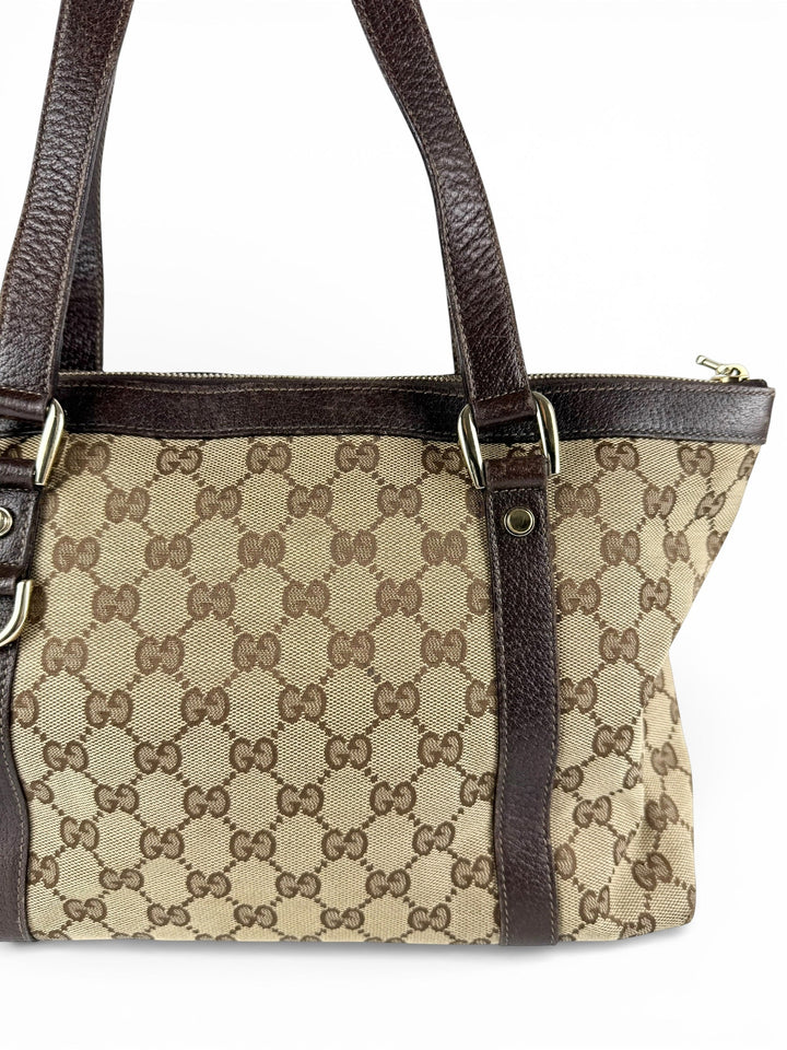 Vintage 90s Gucci Monogram Abbey Handbag