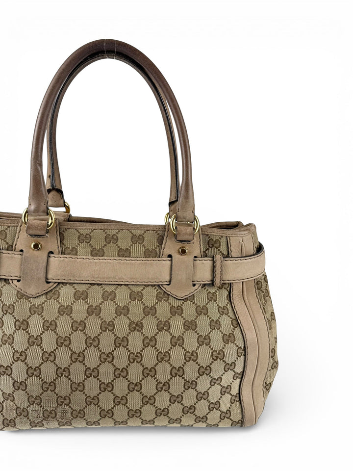 2011 Gucci GG Monogram Running Tote Bag