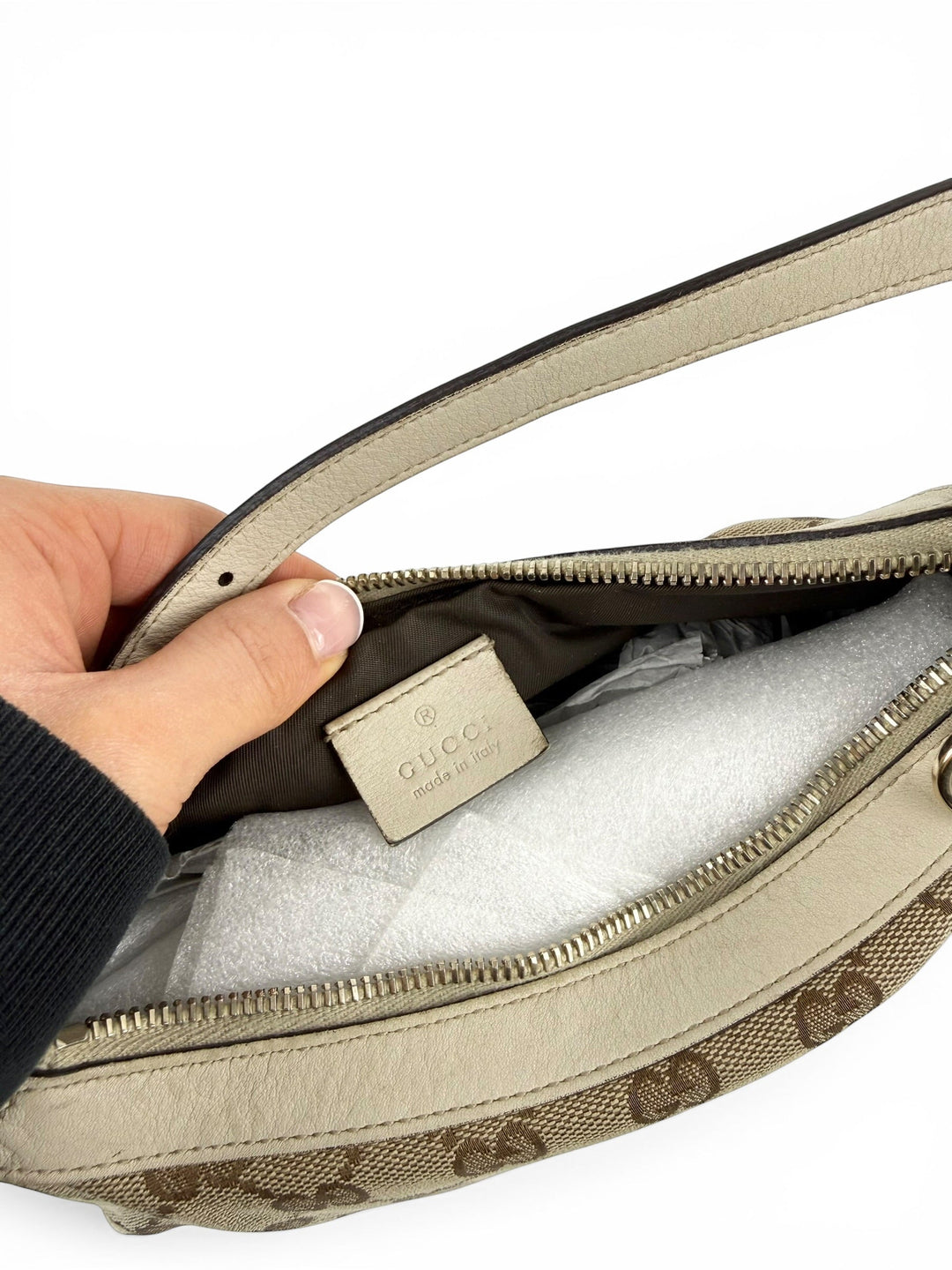 Vintage 90s Gucci GG Monogram Mini Shoulder Bag