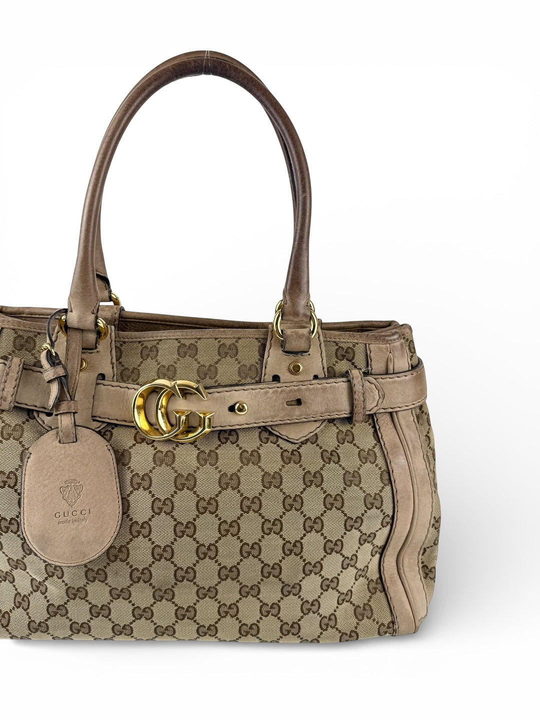 2011 Gucci GG Monogram Running Tote Bag