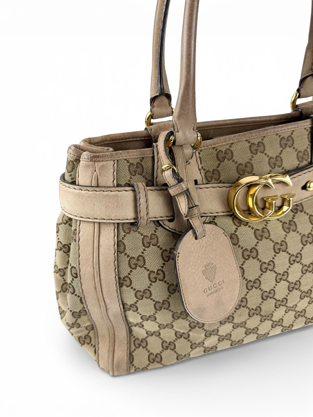 2011 Gucci GG Monogram Running Tote Bag