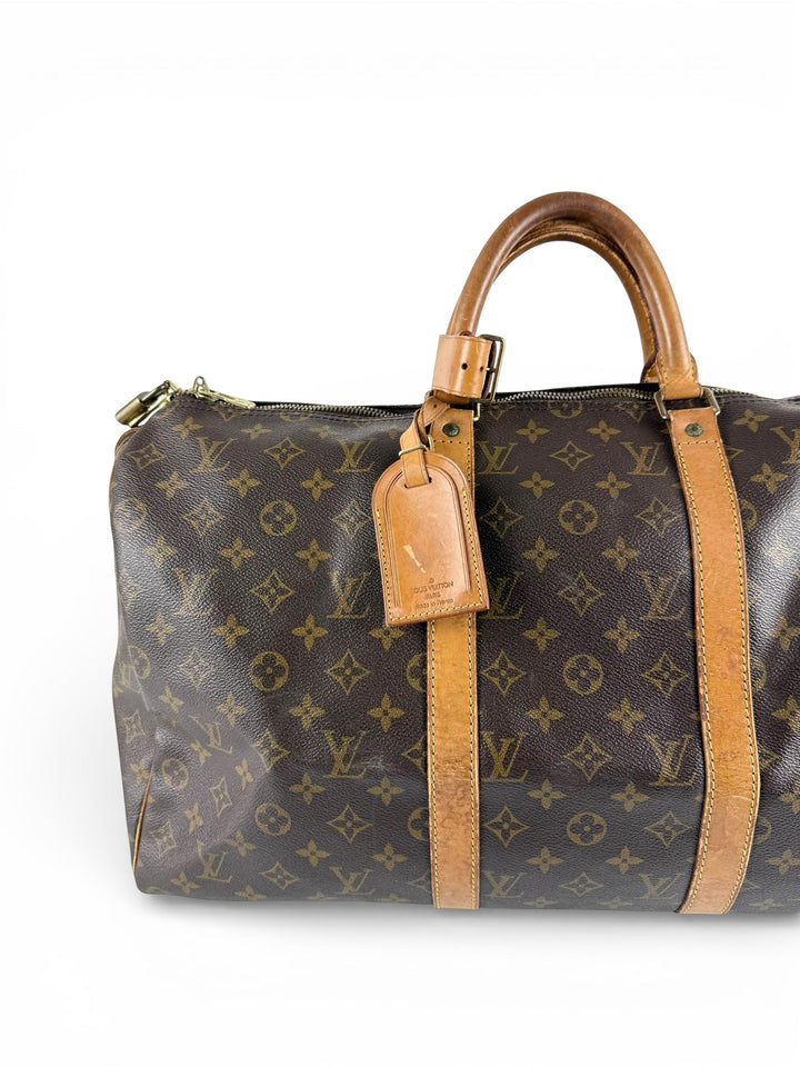 Vintage 1994 Louis Vuitton Keepall 50 Duffle Handbag