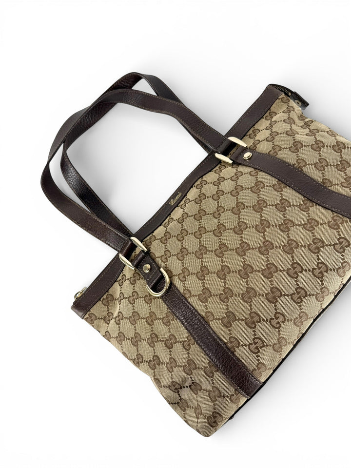 Vintage 90s Gucci Monogram Abbey Handbag