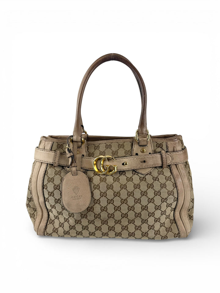 2011 Gucci GG Monogram Running Tote Bag