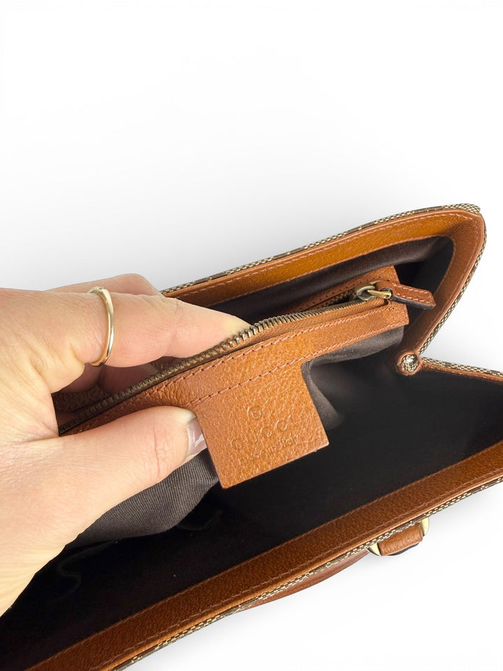 2010s Gucci GG Monogram Nailhead Mini Tote Handbag