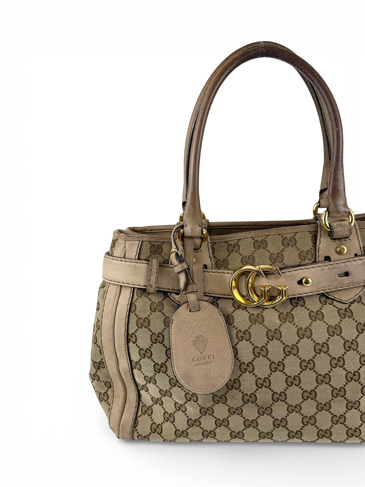 2011 Gucci GG Monogram Running Tote Bag