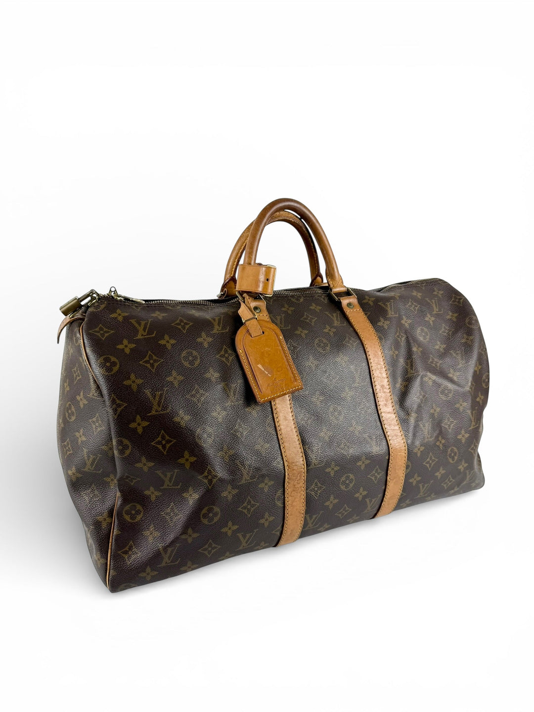 Vintage 1994 Louis Vuitton Keepall 50 Duffle Handbag
