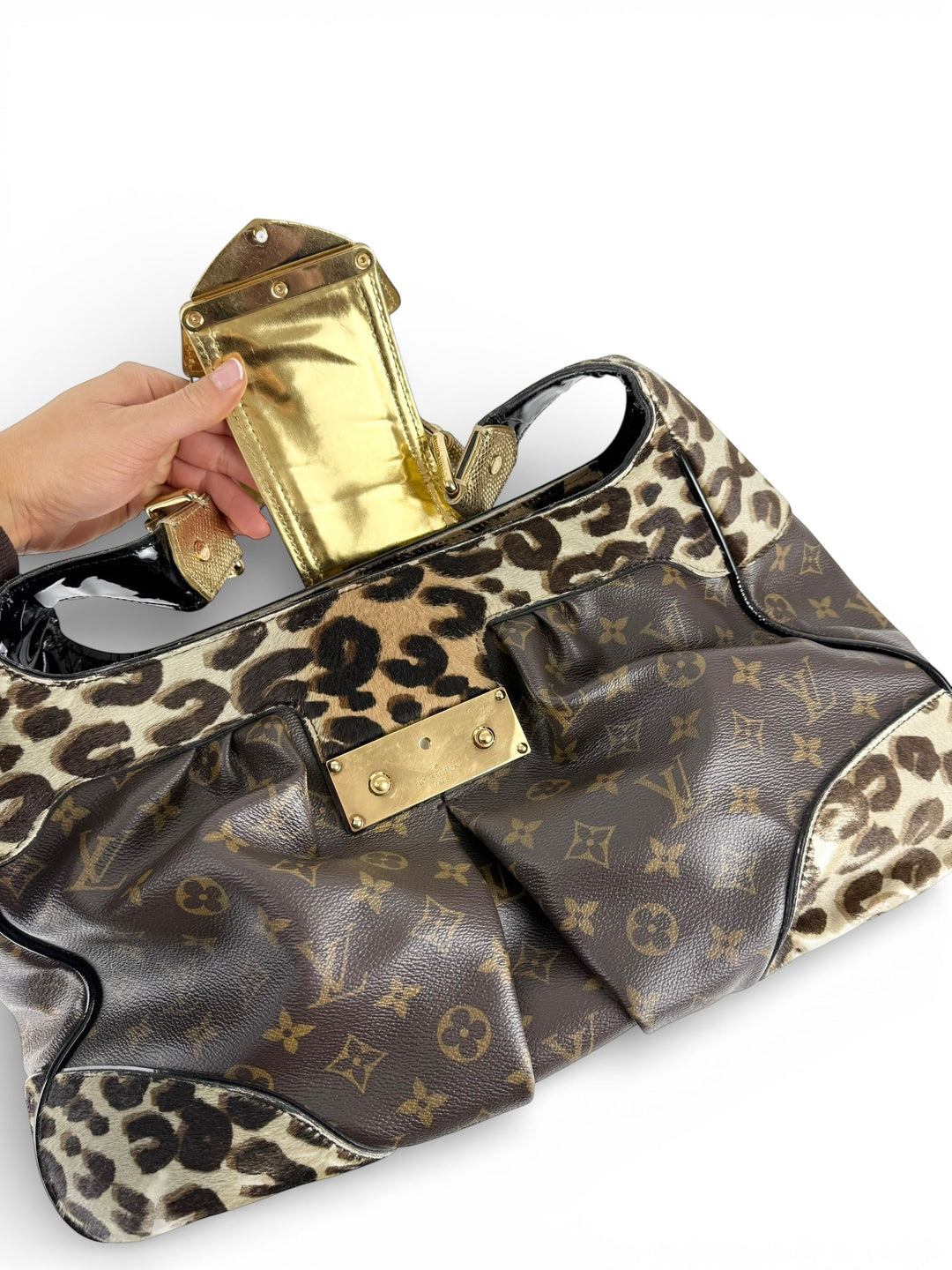 Vintage 2006 Louis Vuitton Leopard Polly Handbag (Limited Edition S/S)
